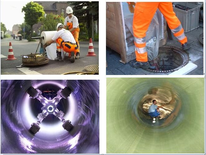 乌拉特中管道光固化修复