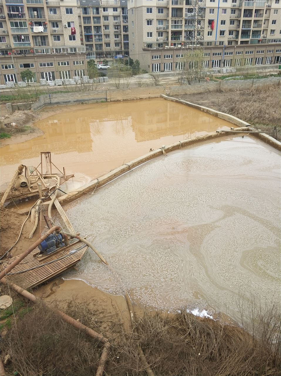 乌拉特中沉淀池淤泥清理-厂区废水池淤泥清淤